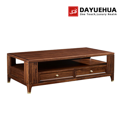 wooden coffee table