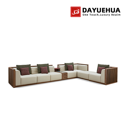 wooden sofa