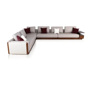DYHwood Solid Teak Corner Sofa Set SF906