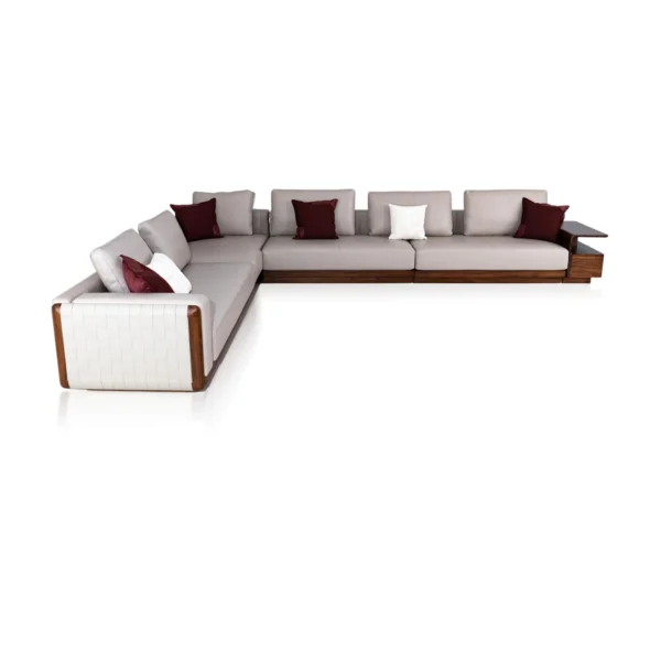 DYHwood Solid Teak Corner Sofa Set SF906
