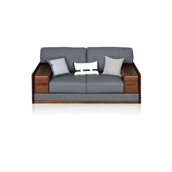 DYHwood Teak Leather 2/3/4 Seater Sofa SF911