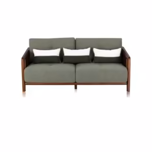 DYHwood Teak Leather Single/2/3 Seater Sofa SF916