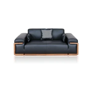 DYHwood Teak Leather 2/3/4 Seater Sofa SF909
