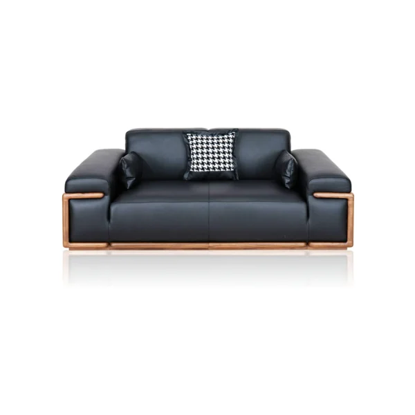 DYHwood Teak Leather 2/3/4 Seater Sofa SF909